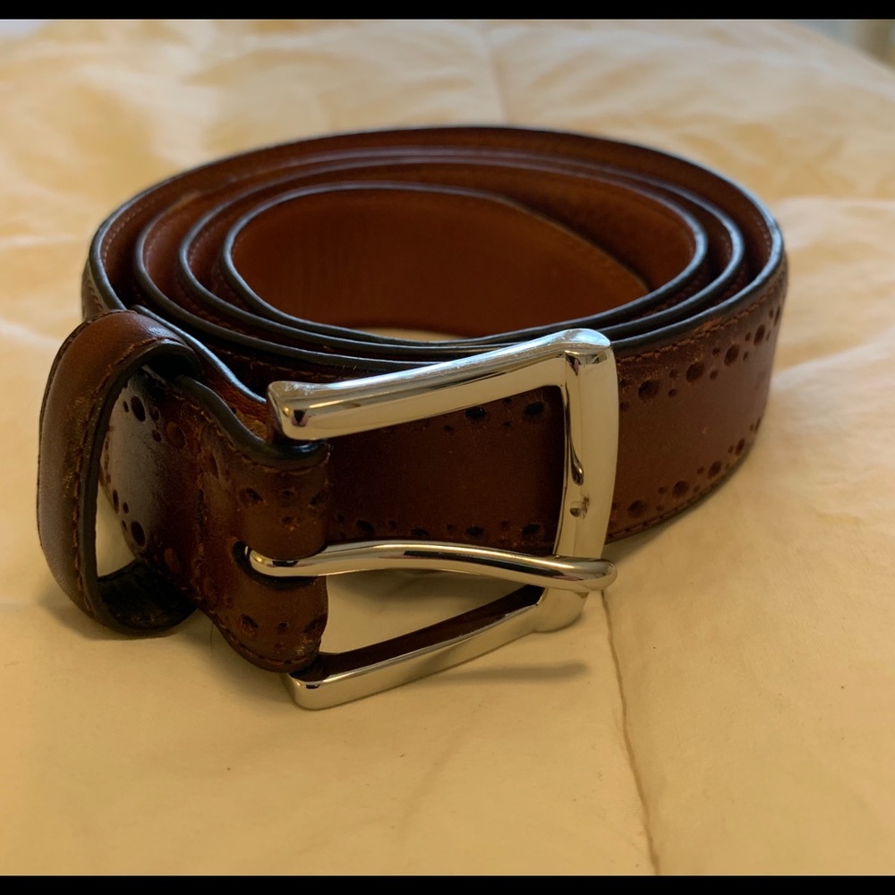 Men’s Johnston & Murphy Leather Belt